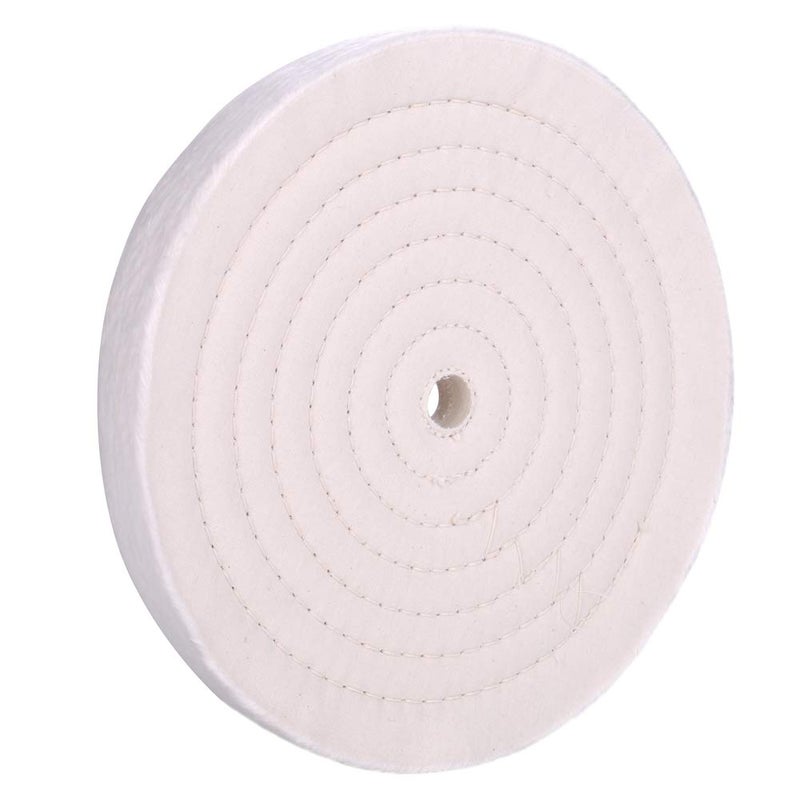 BLSGBUIDING Buffing Polishing Wheel 10 inch Extra Thick Fine Cotton (70 Ply) for Bench Grinder with 3/4'' Arbor Hole,1 Pack - Image 1
